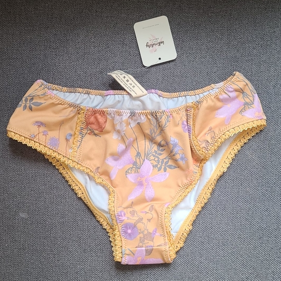 New spell designs wild bloom bloomer panty gold S - Picture 11 of 16